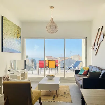 Апартаменти Coral - Lumineux Cap D'agde Vue , Idealement Situe Агд